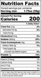 salt & malt vainegar pretzels nutrition